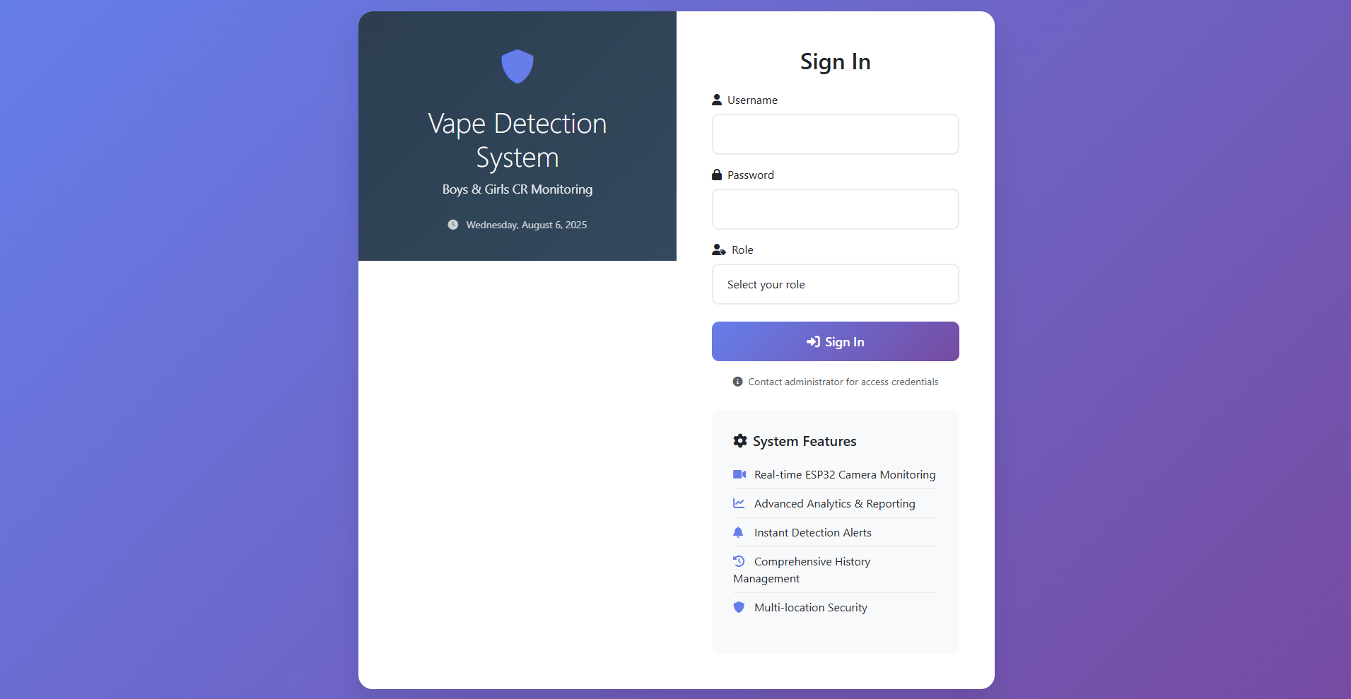 Vape Detection Control
